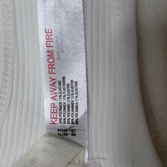 FP Movement Free Throw Crop Tank Top White Ribbed Racerback - Picture 8 of 11